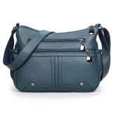 VOLGANIK ROCK Ladies Handbags Medium Soft Handbags for Women Shoulder Bag for Women Crossbody Bags for Women Multi Pockets Handbag PU Leather Shoulder Bag Everyday Bag Gift for Women